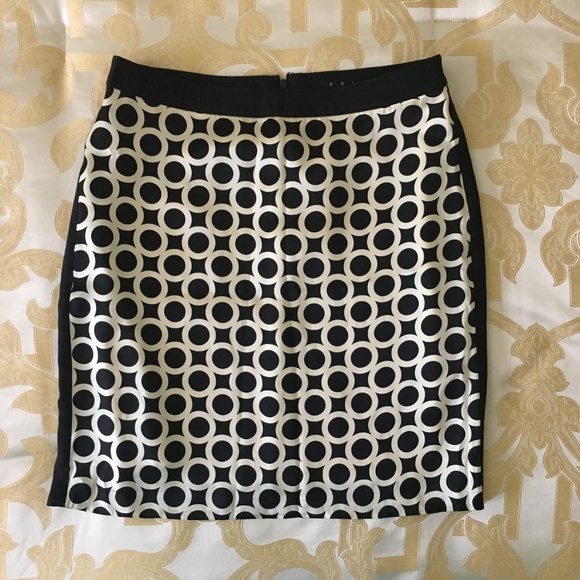 ECI New York Peach & Black Silk Skirt Suit - Picture 6 of 8